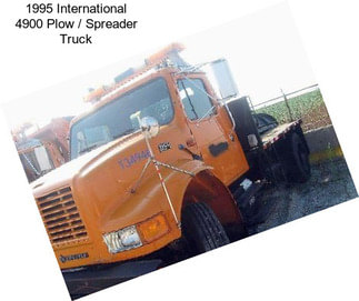 1995 International 4900 Plow / Spreader Truck