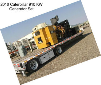 2010 Caterpillar 910 KW Generator Set