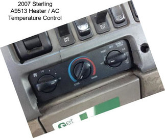 2007 Sterling A9513 Heater / AC Temperature Control