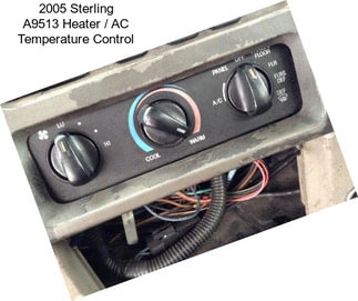 2005 Sterling A9513 Heater / AC Temperature Control