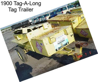 1900 Tag-A-Long Tag Trailer