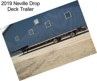 2019 Neville Drop Deck Trailer