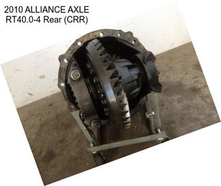 2010 ALLIANCE AXLE RT40.0-4 Rear (CRR)