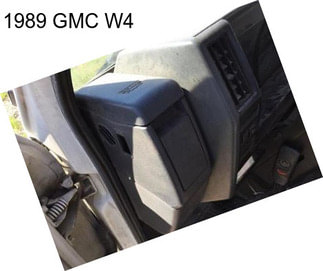 1989 GMC W4