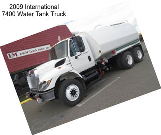 2009 International 7400 Water Tank Truck