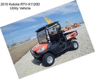 2015 Kubota RTV-X1120D Utility Vehicle