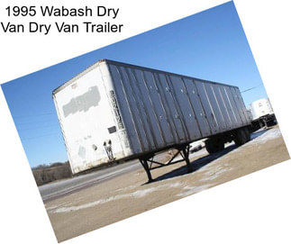 1995 Wabash Dry Van Dry Van Trailer