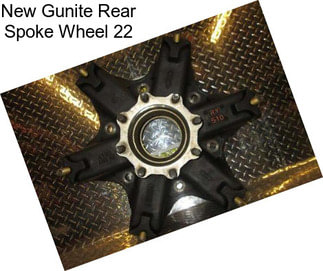 New Gunite Rear Spoke Wheel 22\