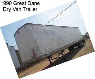 1990 Great Dane Dry Van Trailer