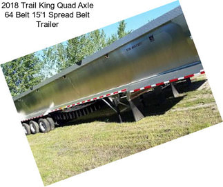 2018 Trail King Quad Axle 64\