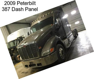 2009 Peterbilt 387 Dash Panel