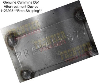 Genuine Cummins Dpf Aftertreatment Device 1123993 **Free Shipping**