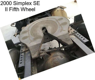 2000 Simplex SE II Fifth Wheel