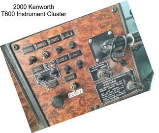 2000 Kenworth T600 Instrument Cluster