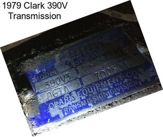1979 Clark 390V Transmission