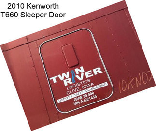 2010 Kenworth T660 Sleeper Door