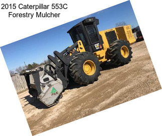 2015 Caterpillar 553C Forestry Mulcher