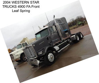 2004 WESTERN STAR TRUCKS 4900 FA Front Leaf Spring