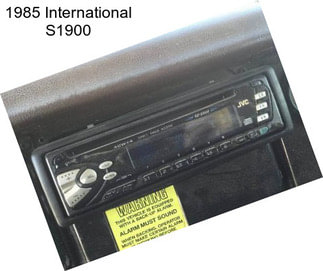 1985 International S1900