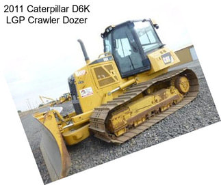 2011 Caterpillar D6K LGP Crawler Dozer