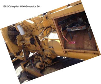 1982 Caterpillar 3406 Generator Set