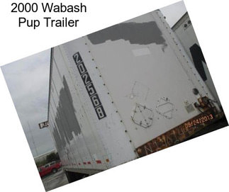 2000 Wabash Pup Trailer