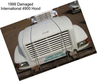 1999 Damaged International 4900 Hood