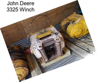 John Deere 3325 Winch