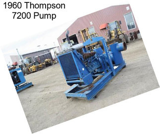 1960 Thompson 7200 Pump