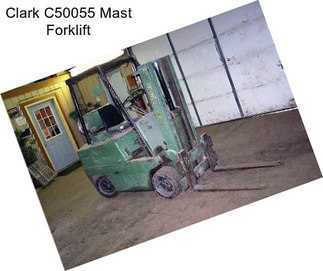 Clark C50055 Mast Forklift