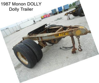 1987 Monon DOLLY Dolly Trailer