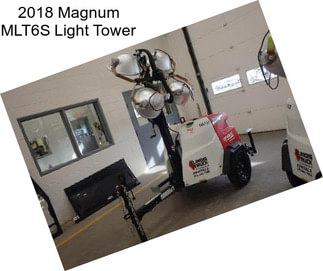 2018 Magnum MLT6S Light Tower