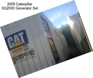 2009 Caterpillar XQ2000 Generator Set