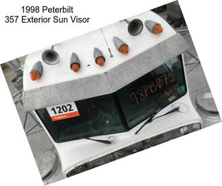 1998 Peterbilt 357 Exterior Sun Visor