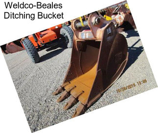 Weldco-Beales Ditching Bucket