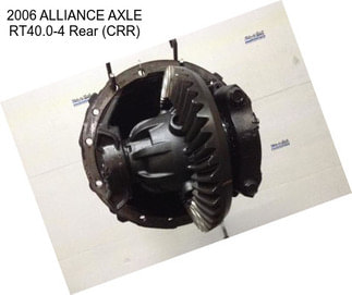 2006 ALLIANCE AXLE RT40.0-4 Rear (CRR)