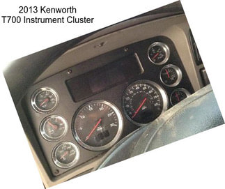 2013 Kenworth T700 Instrument Cluster