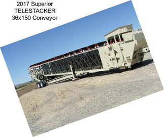 2017 Superior TELESTACKER 36x150 Conveyor