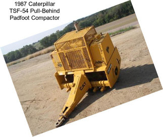 1987 Caterpillar TSF-54 Pull-Behind Padfoot Compactor