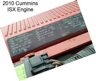 2010 Cummins ISX Engine