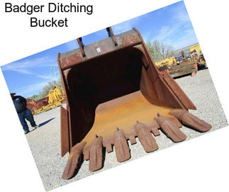 Badger Ditching Bucket