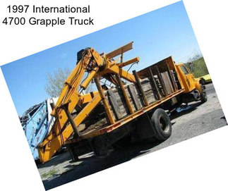 1997 International 4700 Grapple Truck