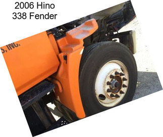 2006 Hino 338 Fender