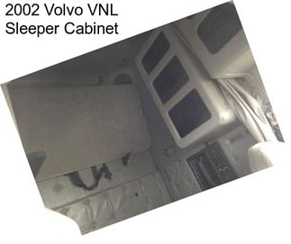 2002 Volvo VNL Sleeper Cabinet