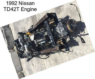 1992 Nissan TD42T Engine