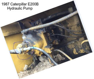 1987 Caterpillar E200B Hydraulic Pump