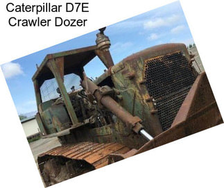 Caterpillar D7E Crawler Dozer