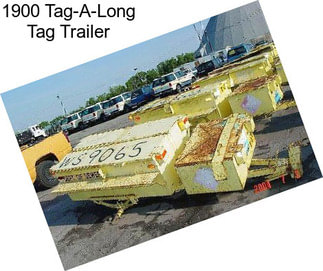 1900 Tag-A-Long Tag Trailer