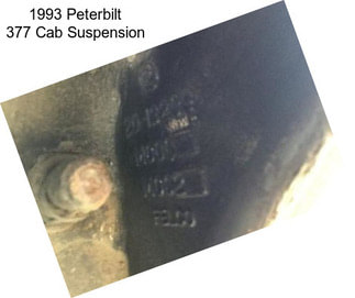 1993 Peterbilt 377 Cab Suspension