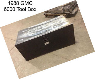 1988 GMC 6000 Tool Box